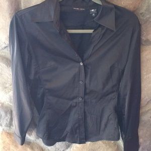 $5 in $25 bundle New York &Co. black smooth blouse